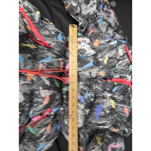 HUNTER Original A-Line Puffer Jacket Storm Camo Print Multi Color Size Large - Picture 3 of 8